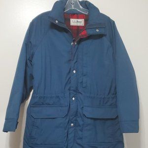 Vintage LL Bean Freeport ME Blue Hunting Jacket SM